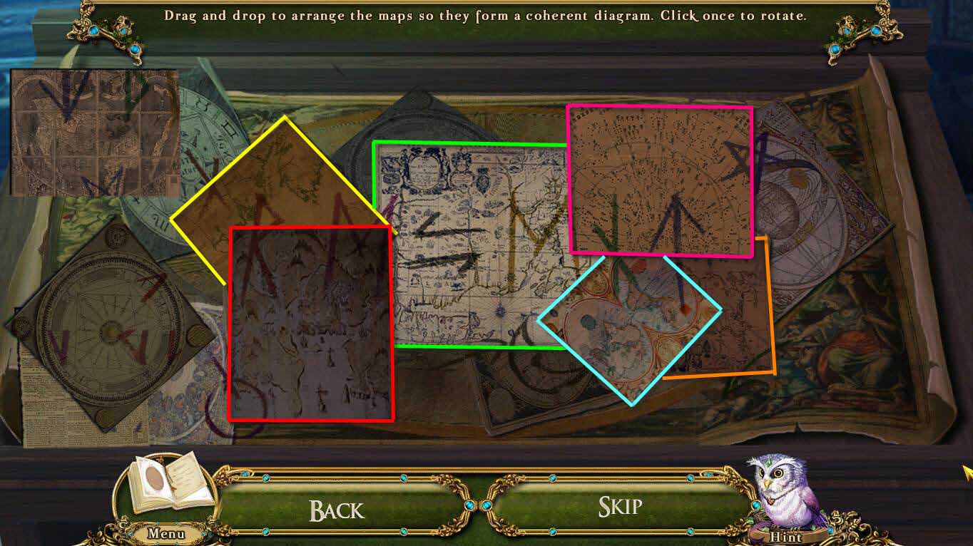 Awakening Skyward Castle Walkthrough Map Desk Puzzle