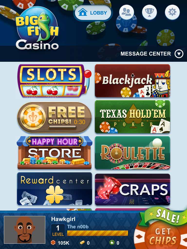 Big Fish Casino Title