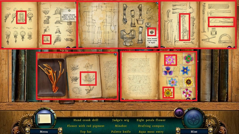 Bookshelf Hidden Object Game