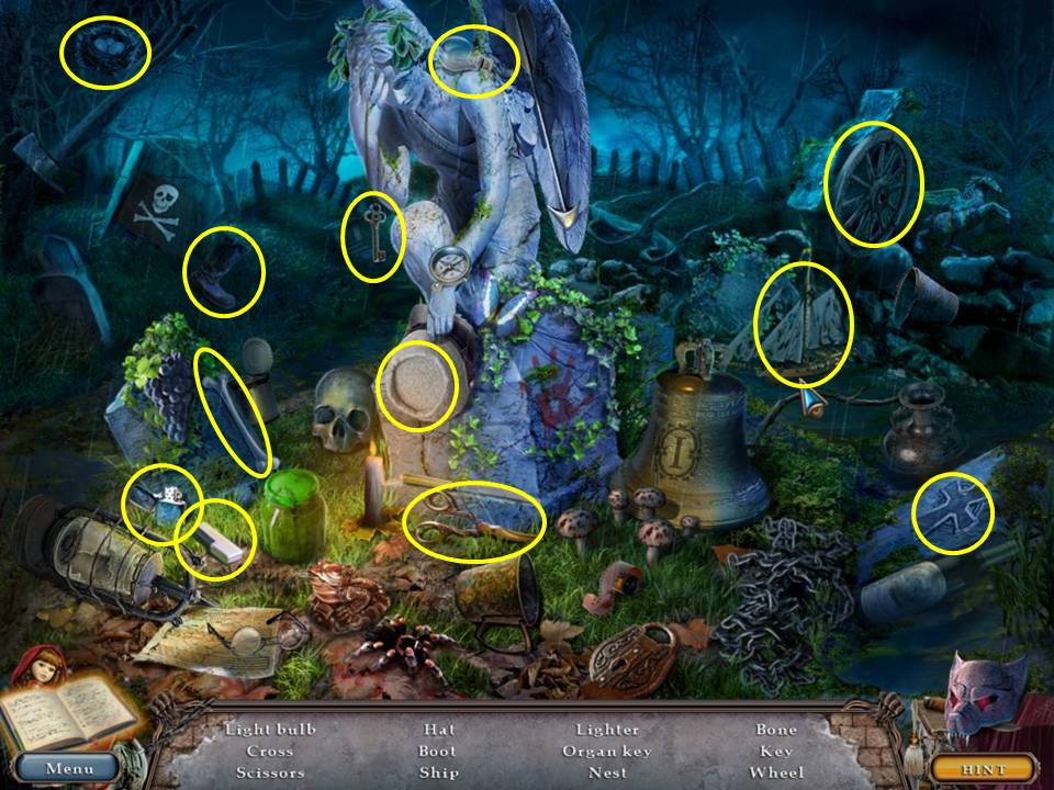 Grave Hidden Object Area