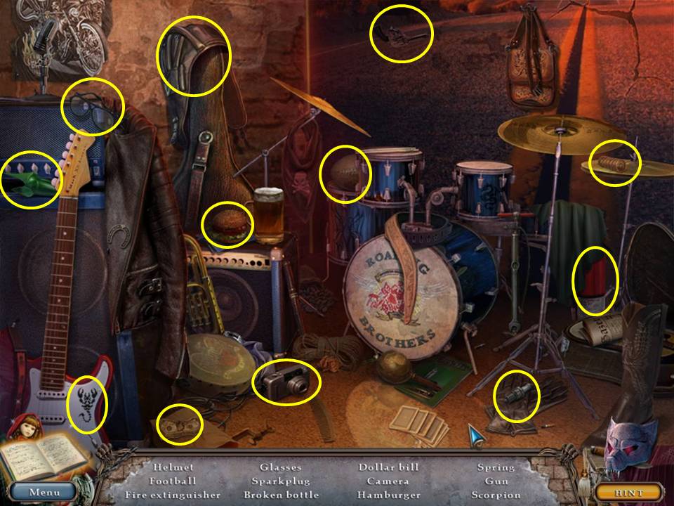 Bar Hidden Object Area