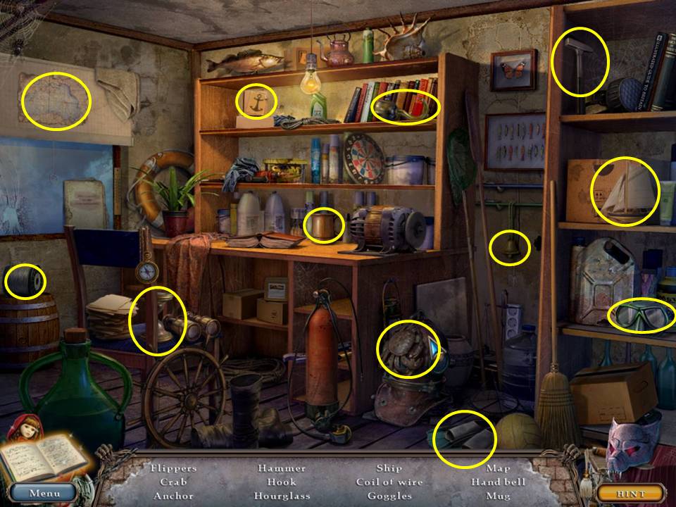 Room Hidden Object Area