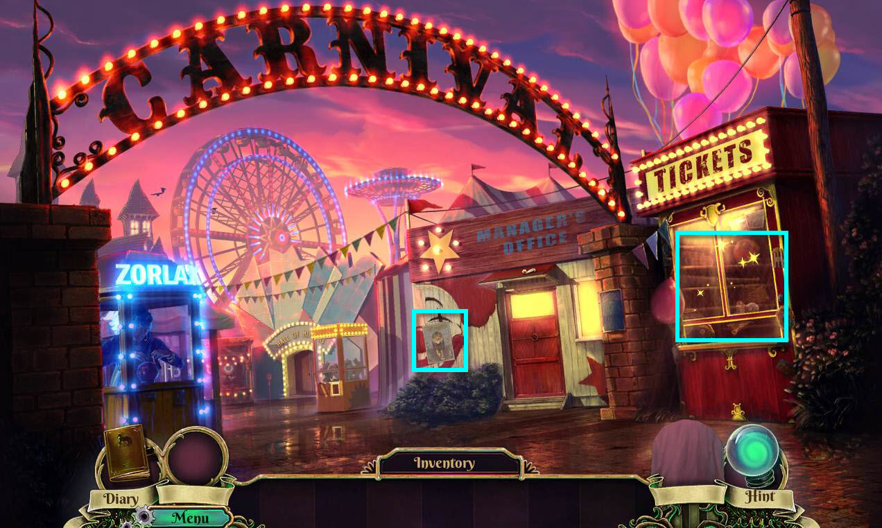 Ticket Booth Hidden Object Game