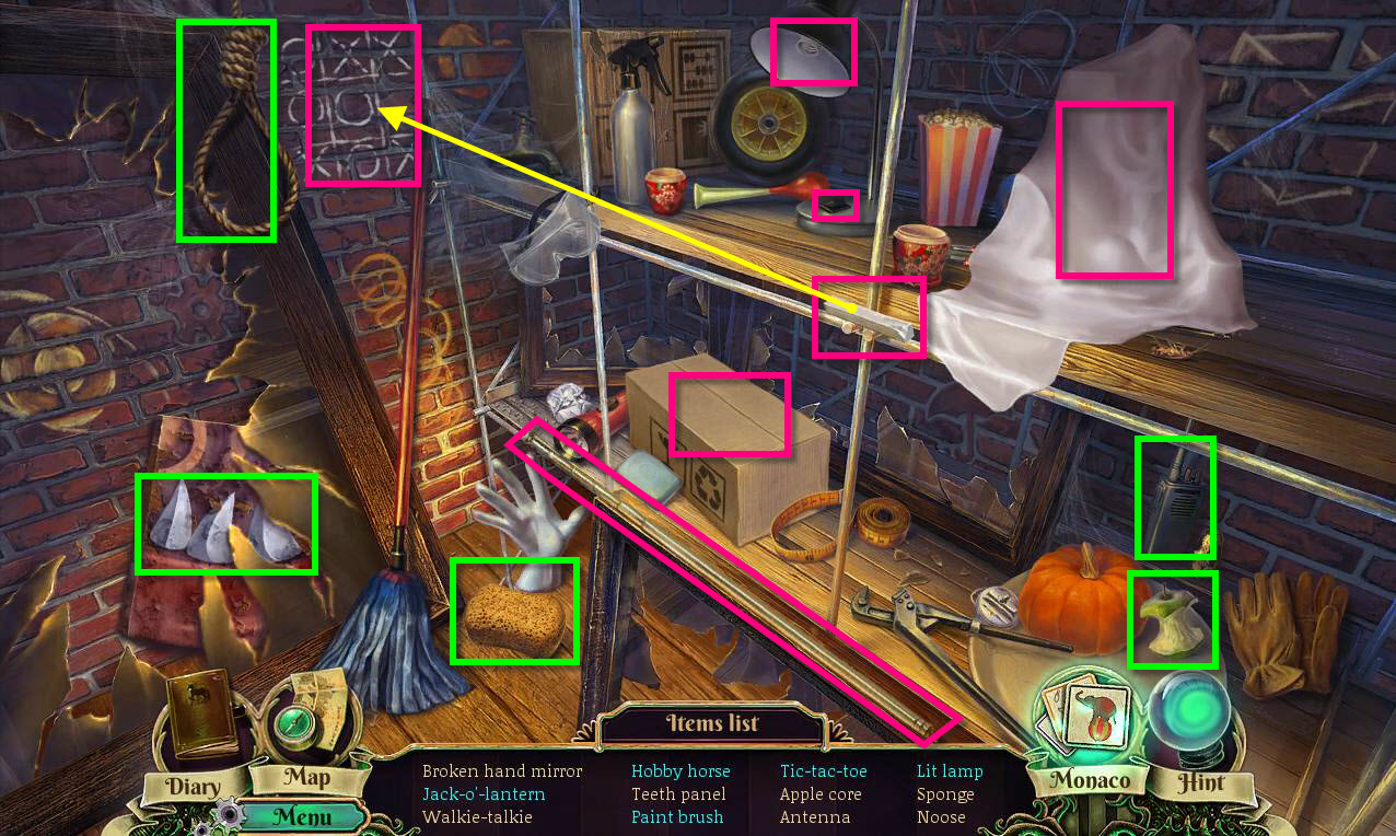 Hidden Object Game Hall Mirrors