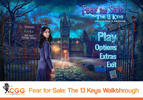Fear for Sale: The 13 Keys Walkthrough