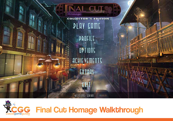 Final Cut Walkthrough