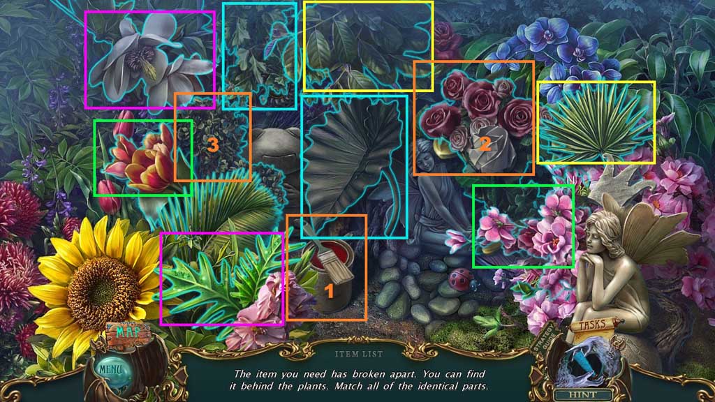 Chapter 2 Hidden Objects Area 1 A