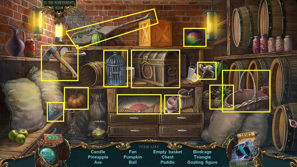 Chapter 3 Hidden Objects Area 2 A
