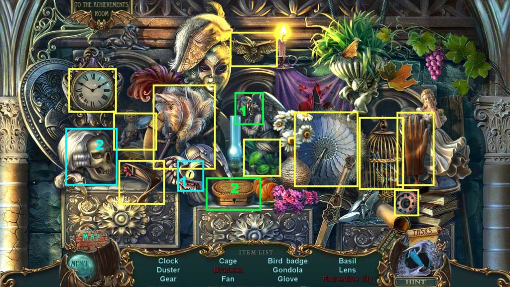 Chapter 4 Hidden Objects Area 2 A