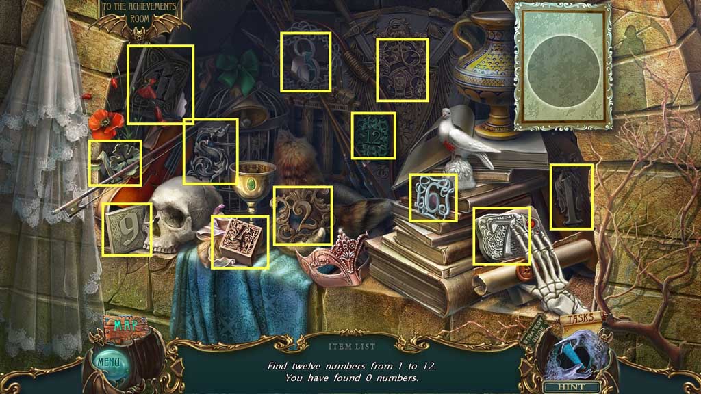 Chapter 5 Hidden Objects Area 1 A
