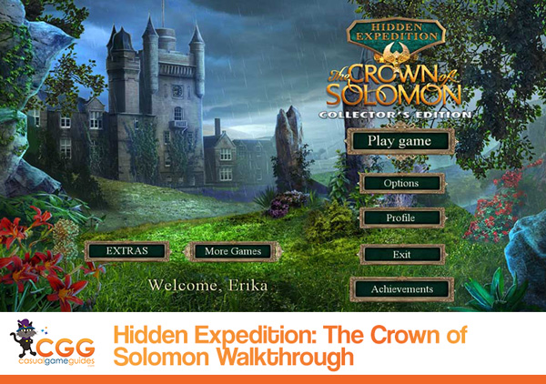 Hidden Expedition Crown of Solomon Walkthrough