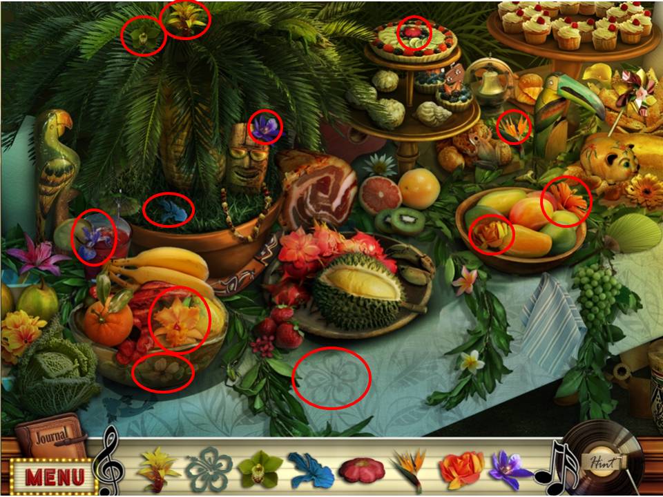 Table Hidden Object Area