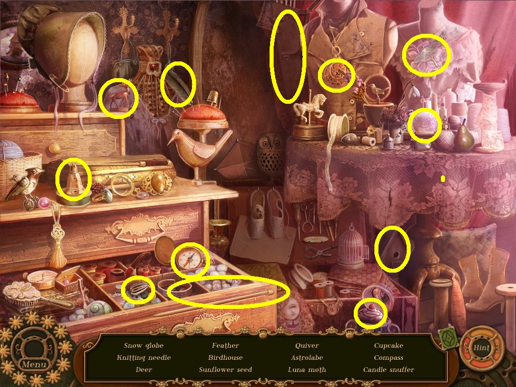 Hidden Object Area