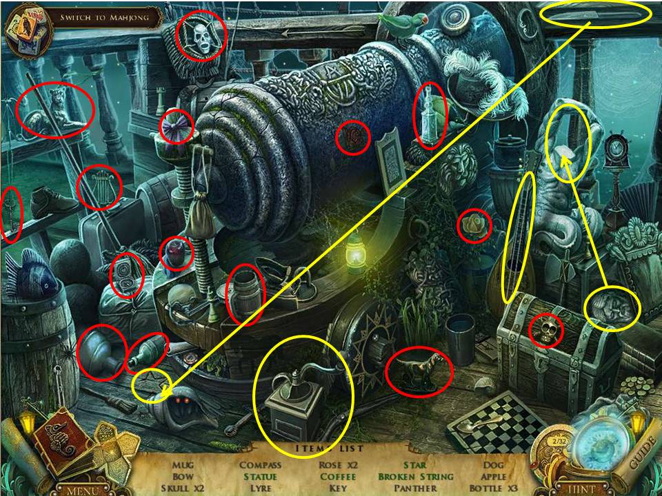 Topside Hidden Object Area