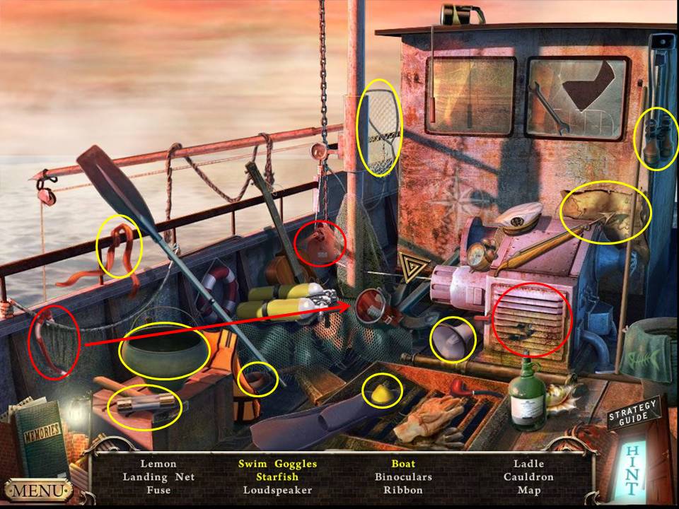 Tug Hidden Object Area