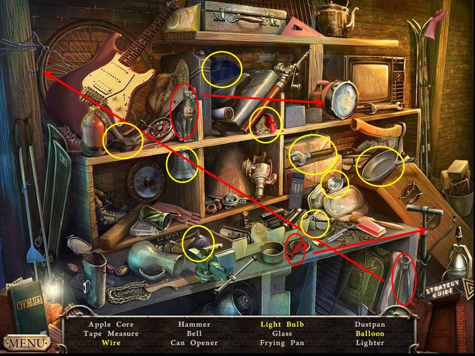 Garage Hidden Object Area