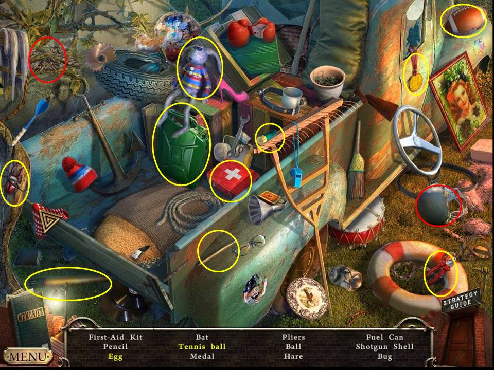 Truck Hidden Object Area