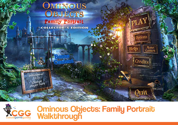 Ominous Objects Walkthrough