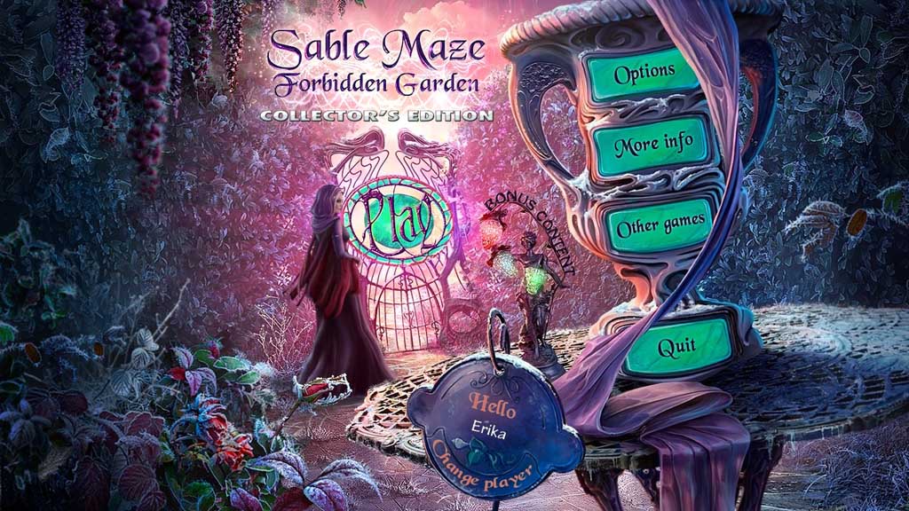 Sable Maze: Forbidden Garden Walkthrough