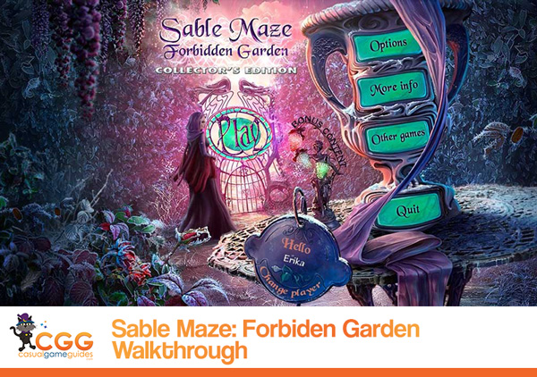 Sable Maze Walkthrough