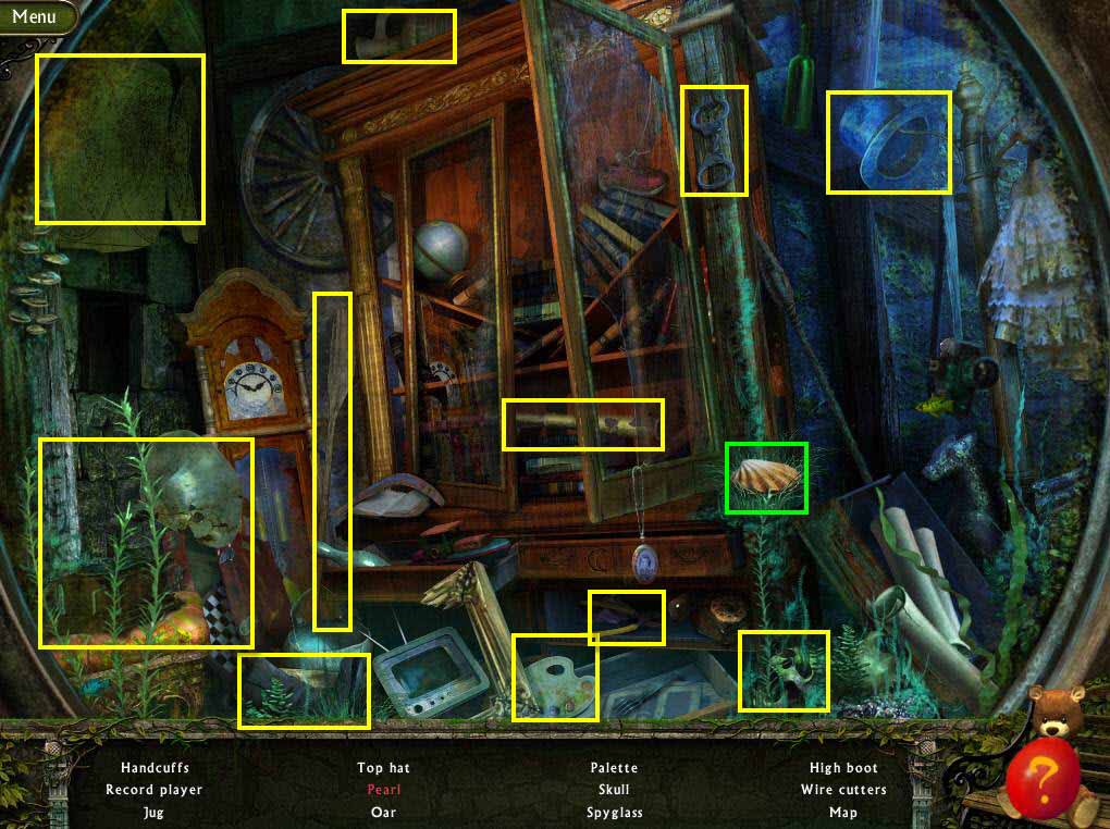 Underwater Hidden Object Scene