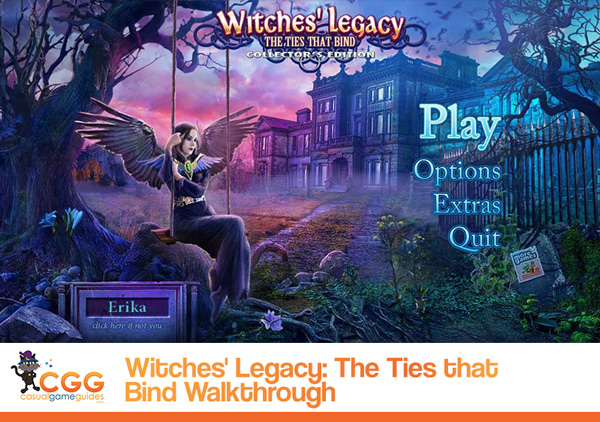 Witches Legacy Walkthrough
