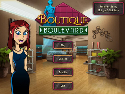 Boutique Boulevard Review Title Screen