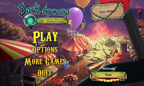 Dark Arcana the Carnival Walkthrough Title