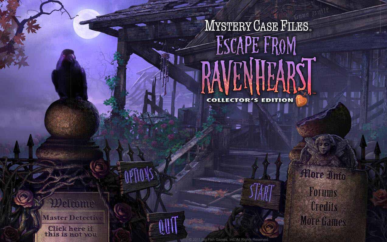 Mystery Case Files Return to Ravehearst