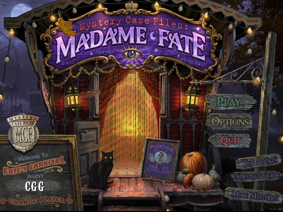 Mystery Case Files Madame Fate Review - Title Screen
