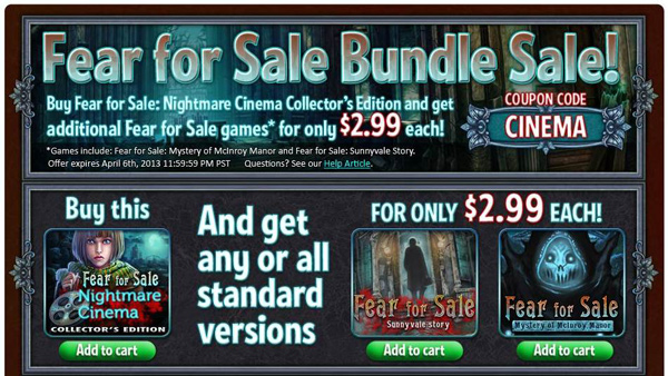 Fear for Sale Bundle