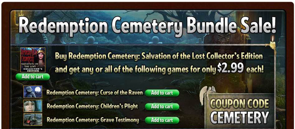 Redemption Cemetery Bundle Sale