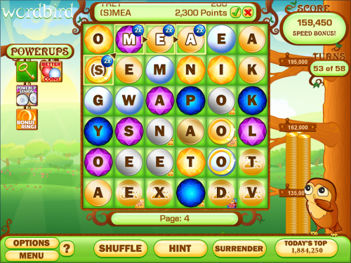 Word Bird Supreme Review: Board