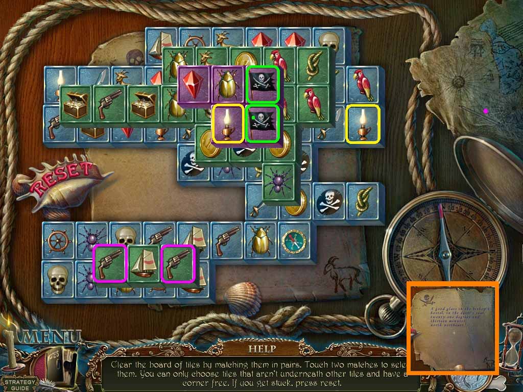 Dark Tales: Edgar Allan Poe's The Gold Bug Walkthrough Puzzle Screenshot
