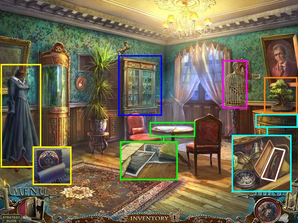 Dark Tales: Edgar Allan Poe's The Gold Bug Walkthrough Puzzle Screenshot