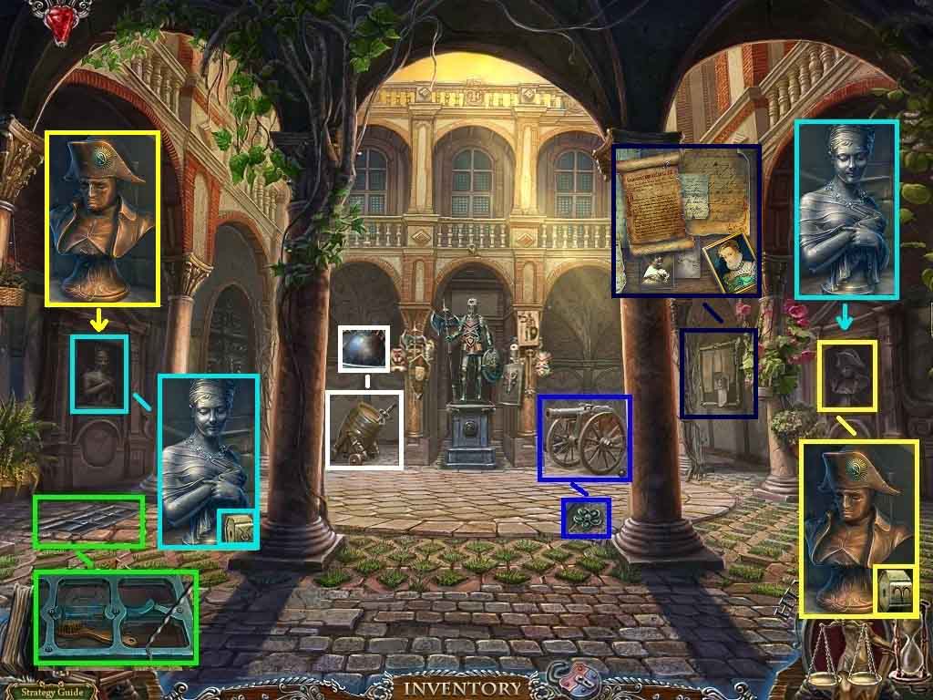 Dark Tales: Edgar Allan Poe's The Masque of the Red Death Walkthrough Puzzle Screenshot