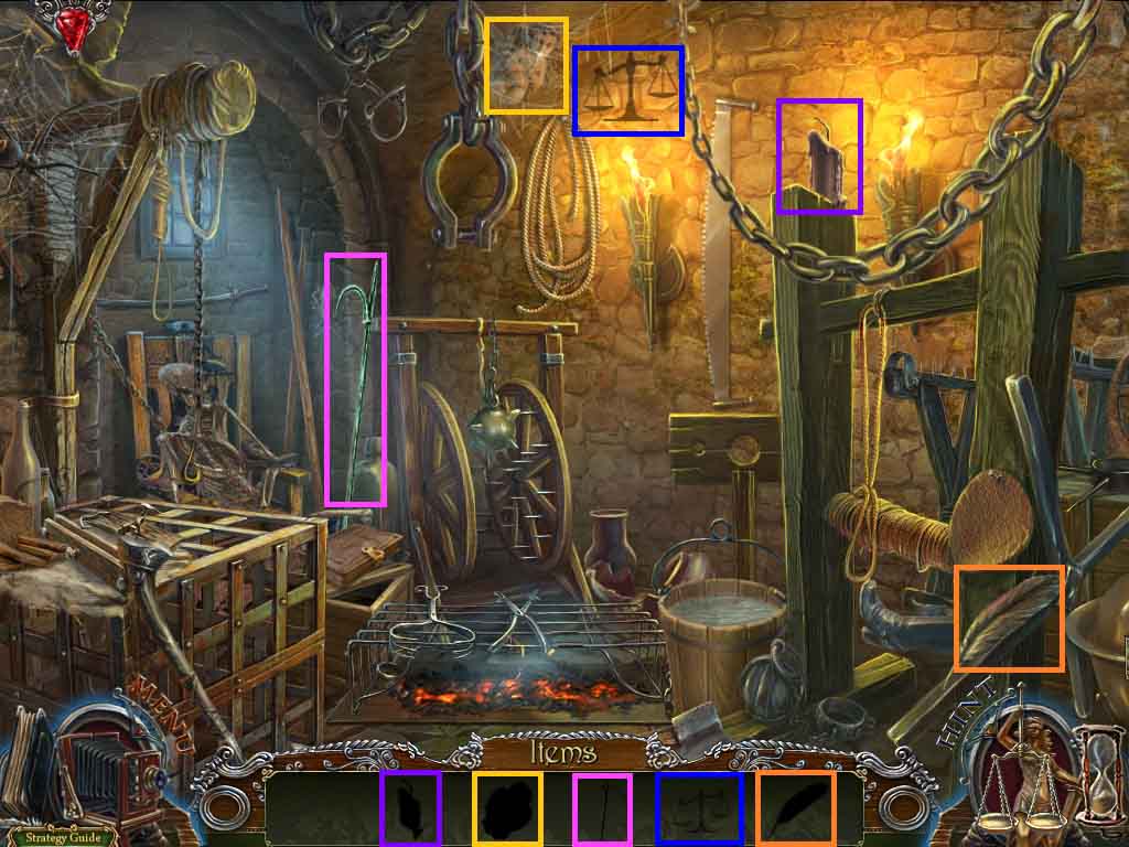 Dark Tales: Edgar Allan Poe's The Masque of the Red Death Walkthrough Puzzle Screenshot