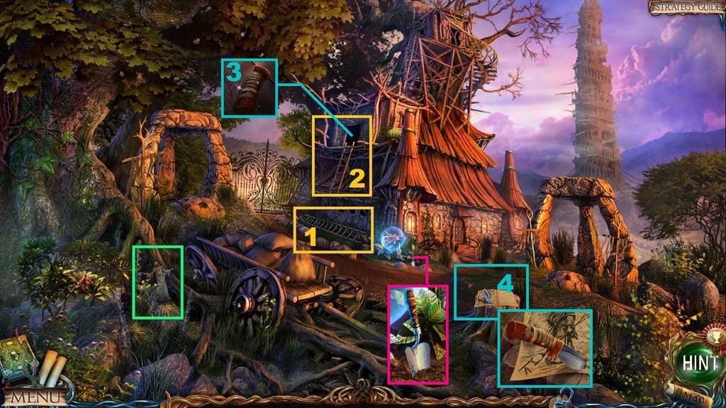Lost Lands: The Four Horsemen Walkthrough Puzzle Screenshot.