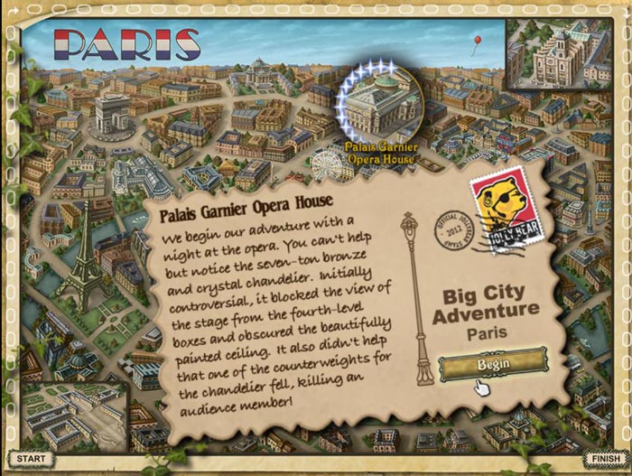 Big City Adventure Paris Post cards