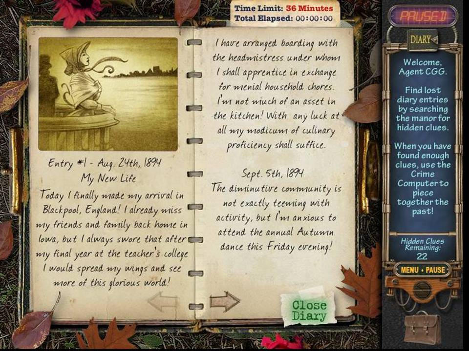 Mystery Case Files Ravenhearts Review Diary
